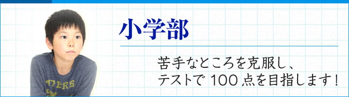 小学生のテスト・中学受験で苦手なところをテストで100点目指します!